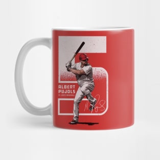 Albert Pujols St. Louis Outline Mug